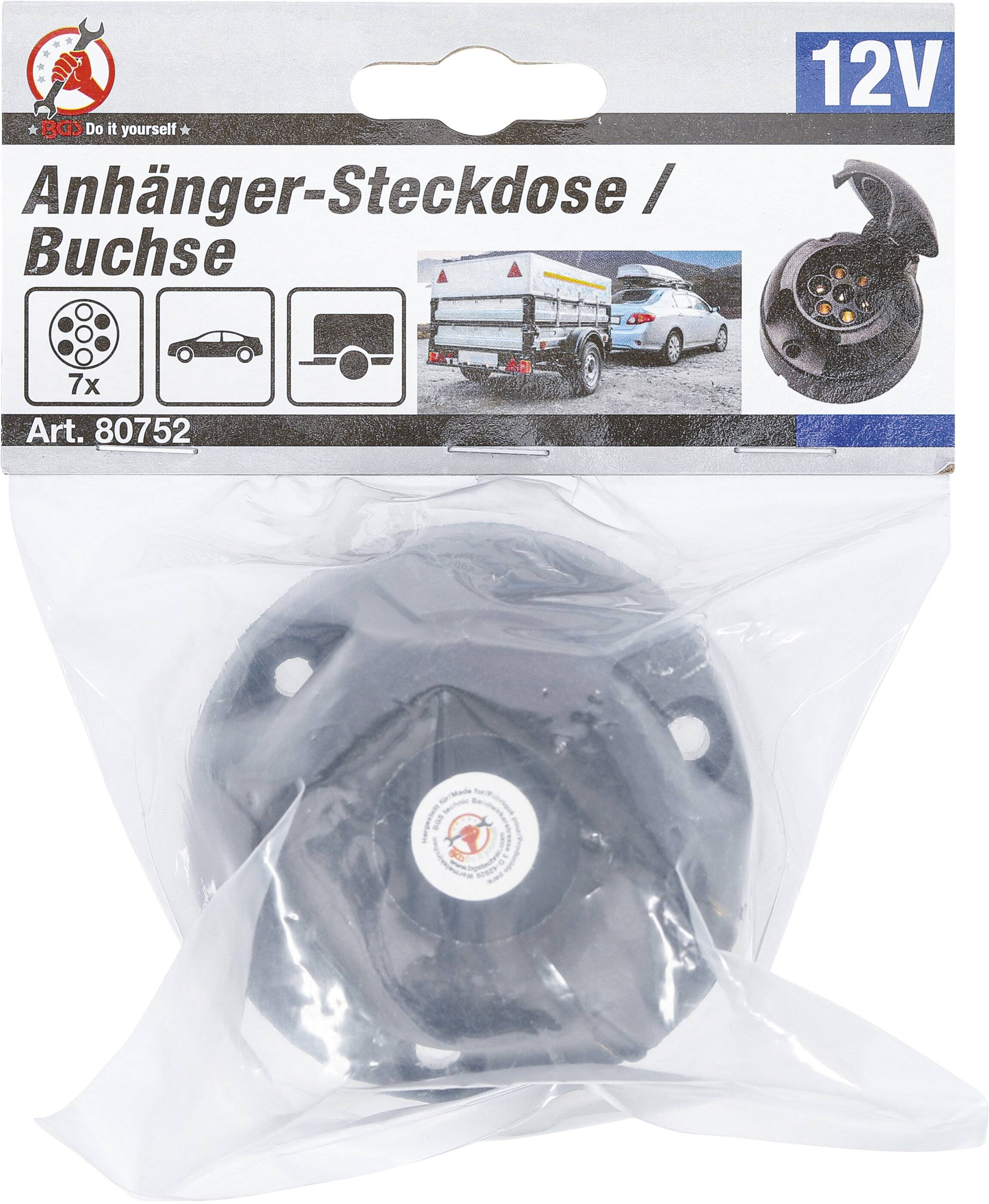 Anhänger-Steckdose / Buchse 7-polig-4