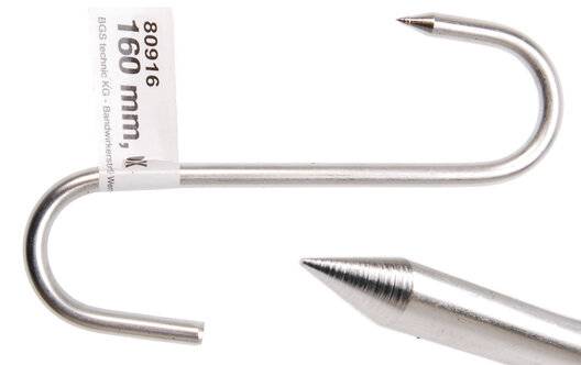 Fleischerhaken - INOX - Länge 160 mm-3