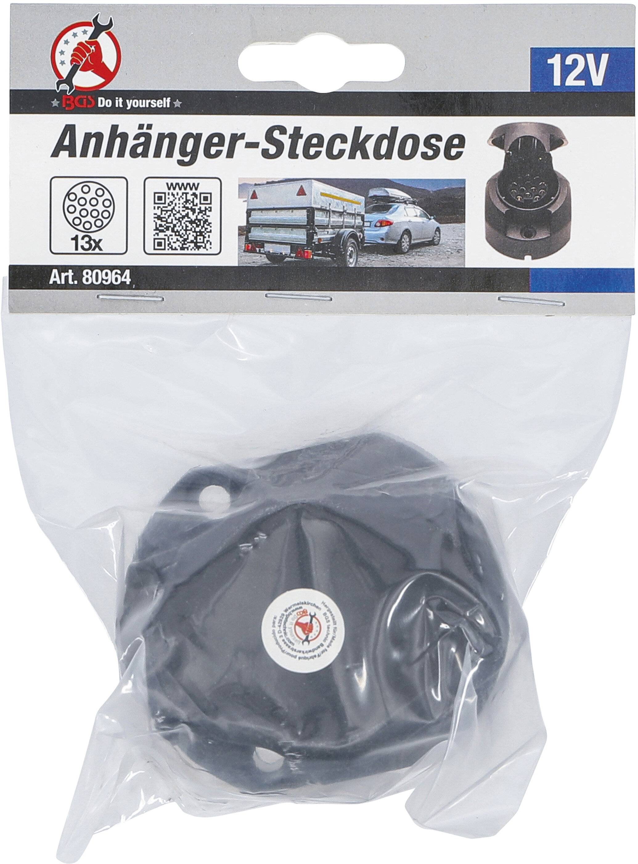 Anhänger-Steckdose / Buchse 13-polig-3