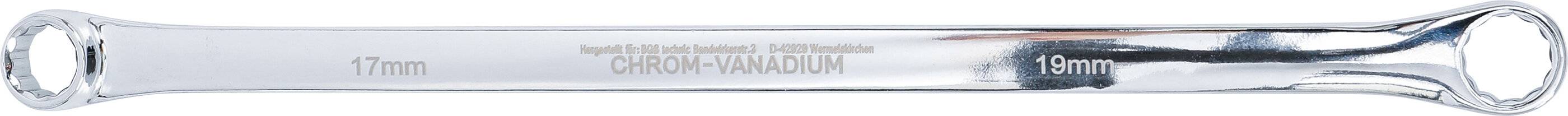 Doppel-Ringschlüssel extra lang SW 17 x 19 mm-2
