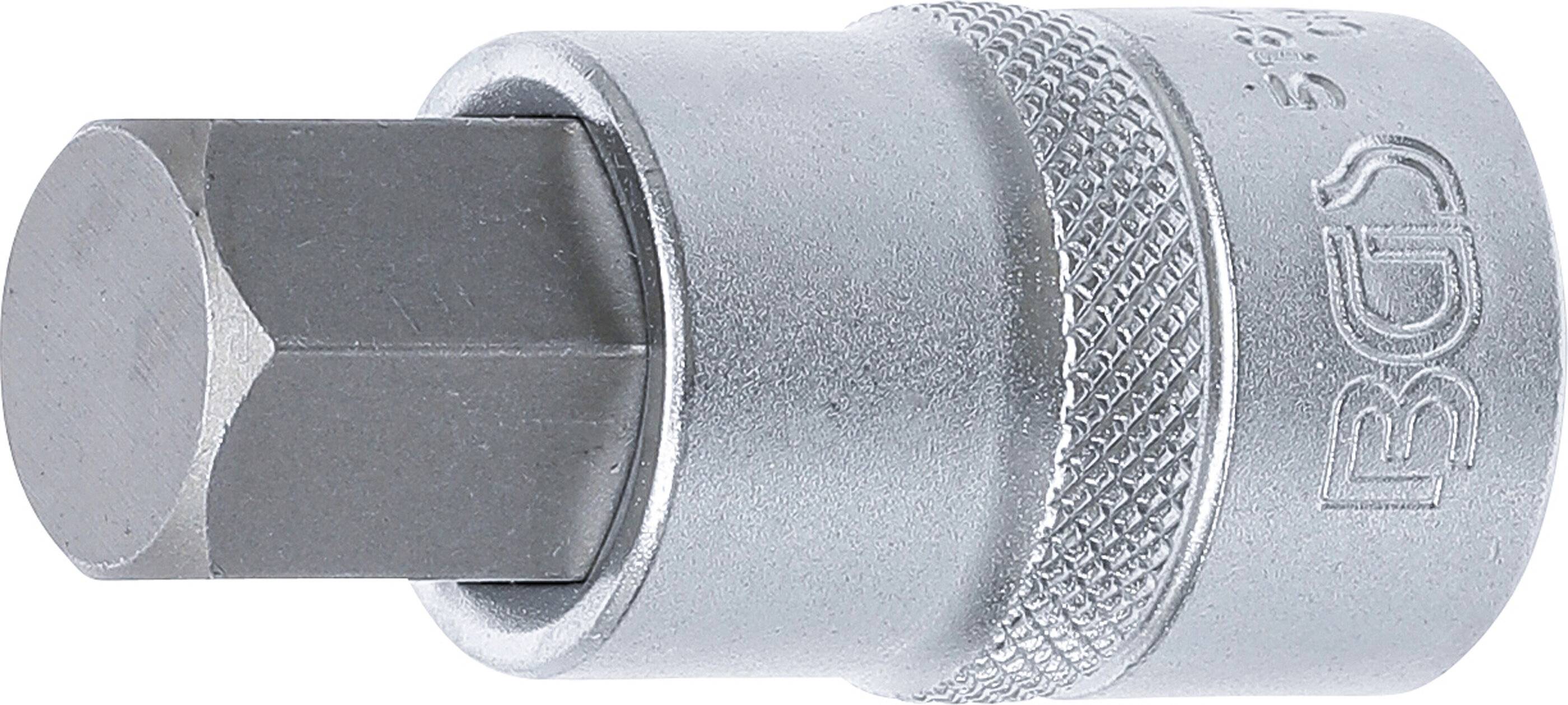 BGS 5184-H17 Bit-Einsatz, Antrieb Innenvierkant 12 ,5 mm (1/2"), Innensechskant 17 mm-1