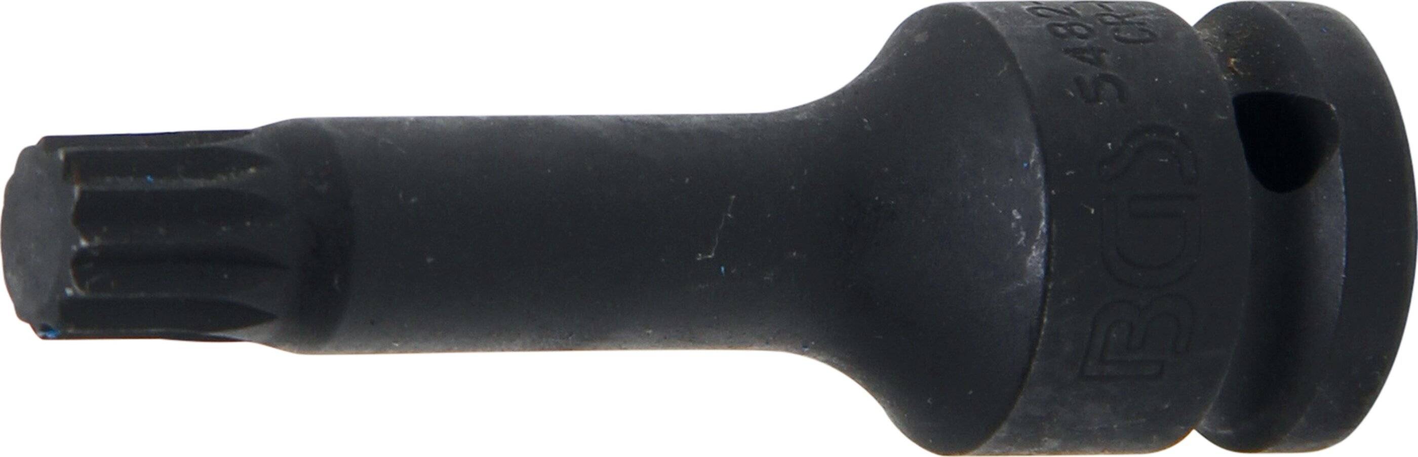 Kraft-Bit-Einsatz Antrieb Innenvierkant 12,5 mm (1/2") Innenvielzahn (für XZN) M12-0