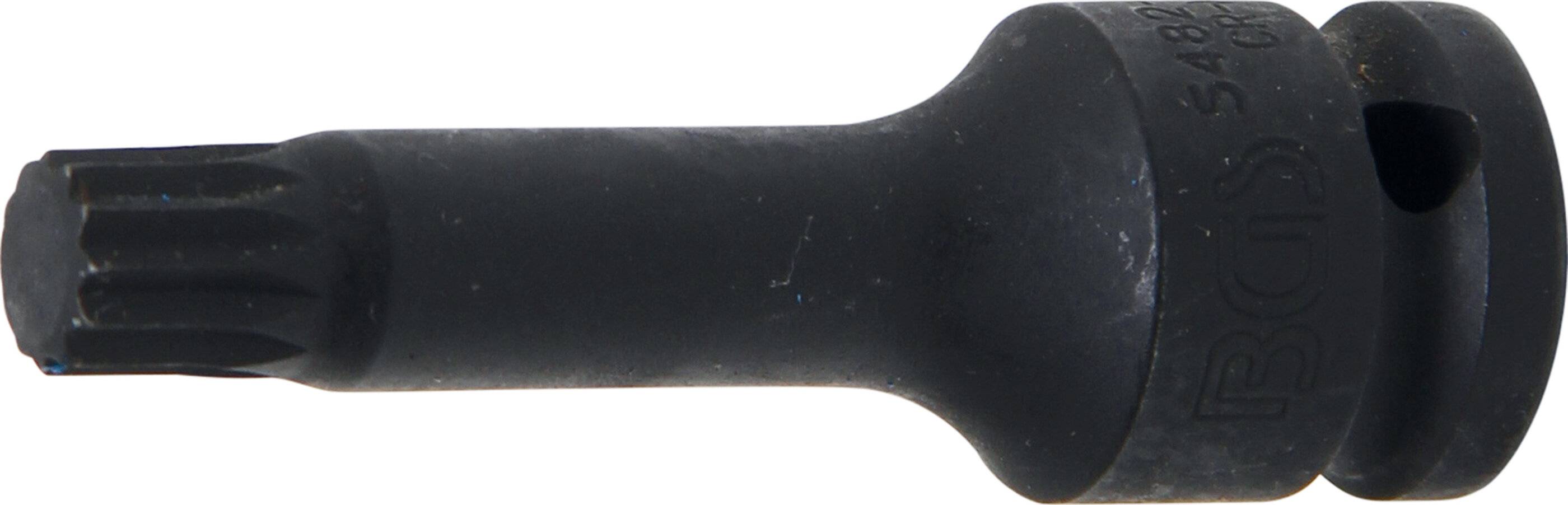 Kraft-Bit-Einsatz Antrieb Innenvierkant 12,5 mm (1/2") Innenvielzahn (für XZN) M12-1