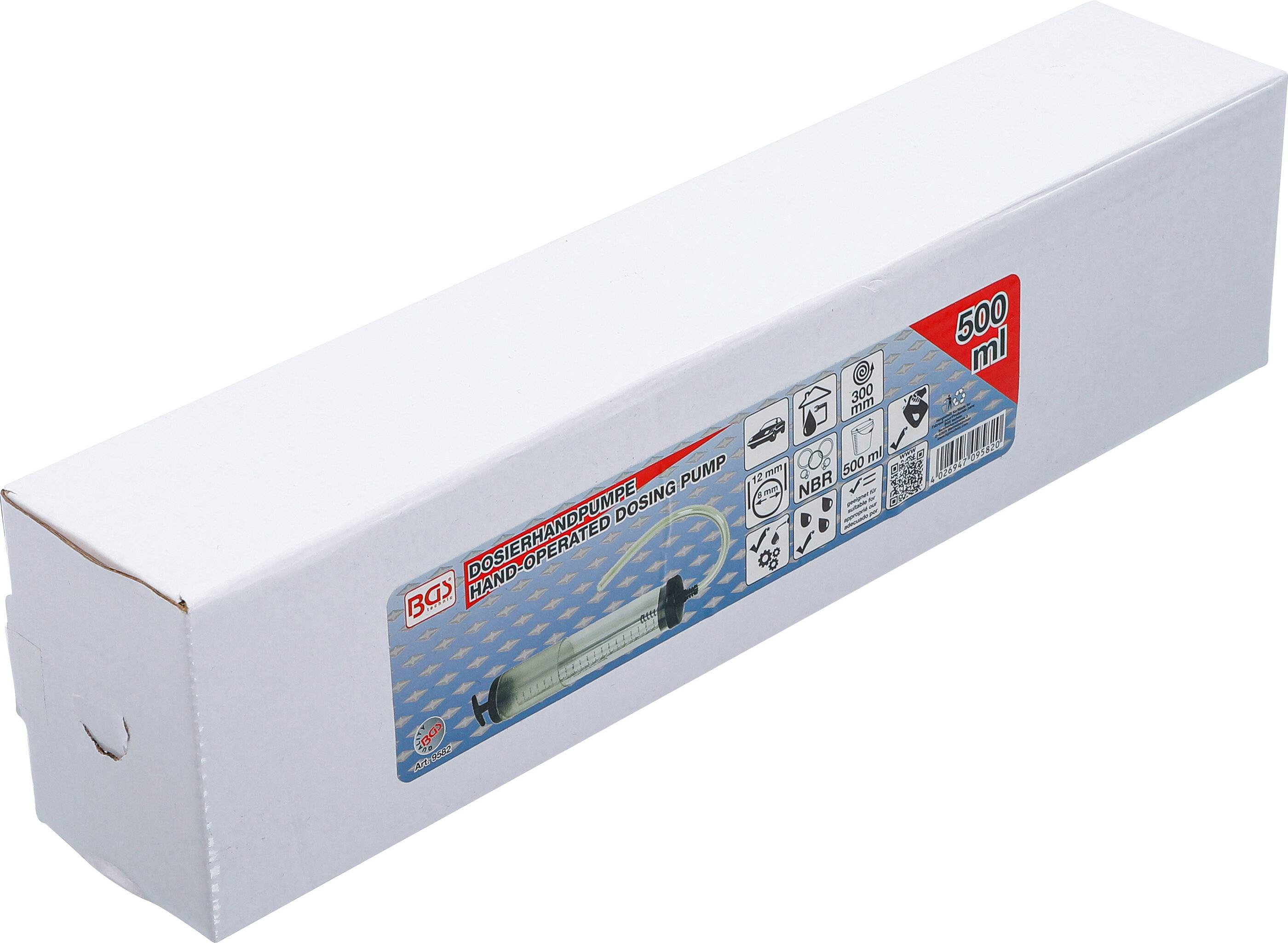 Handpumpe 500 ml geeignet für Motor-, Getriebeöl, Anwendungen im Sanitärbereich und Wasser-4