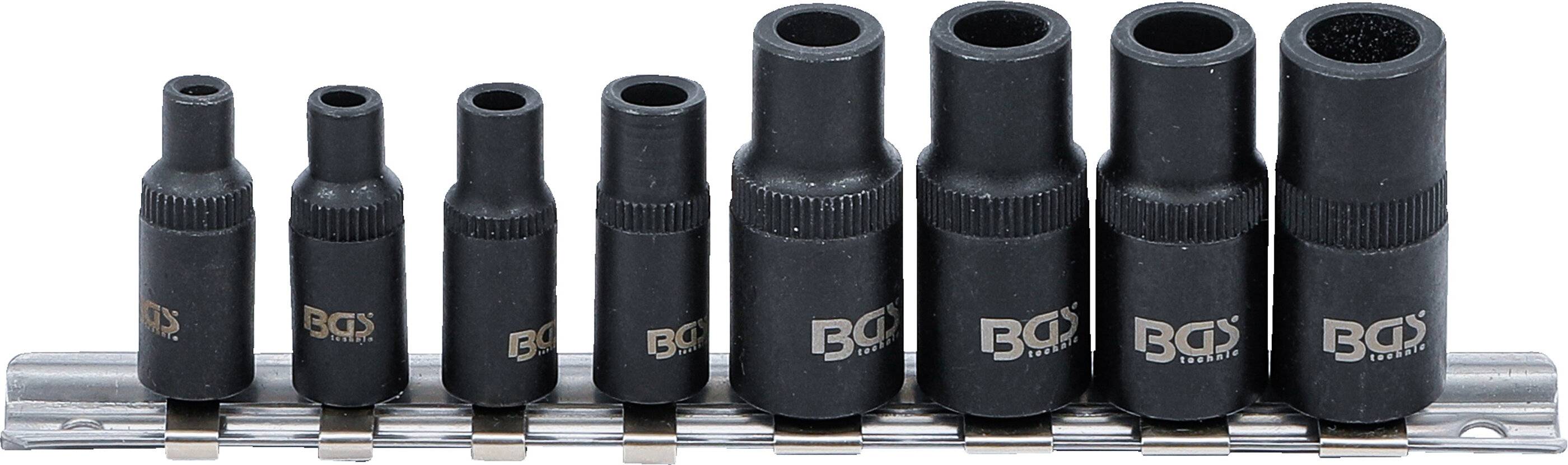 Gewindebohrer-Aufnahme-Satz 6,3 mm (1/4") / 10 mm (3/8") 8-tlg.-1