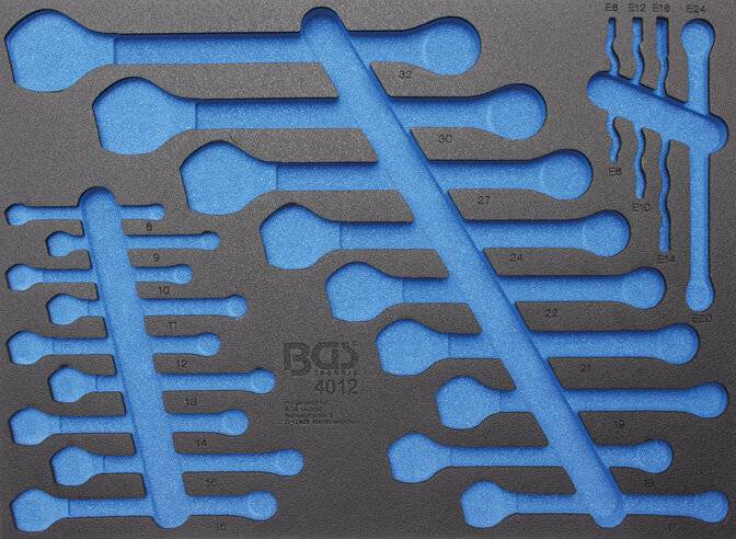 BGS 4012-5 Werkstattwageneinlage 3/3, leer, für Ar t. 4012-2