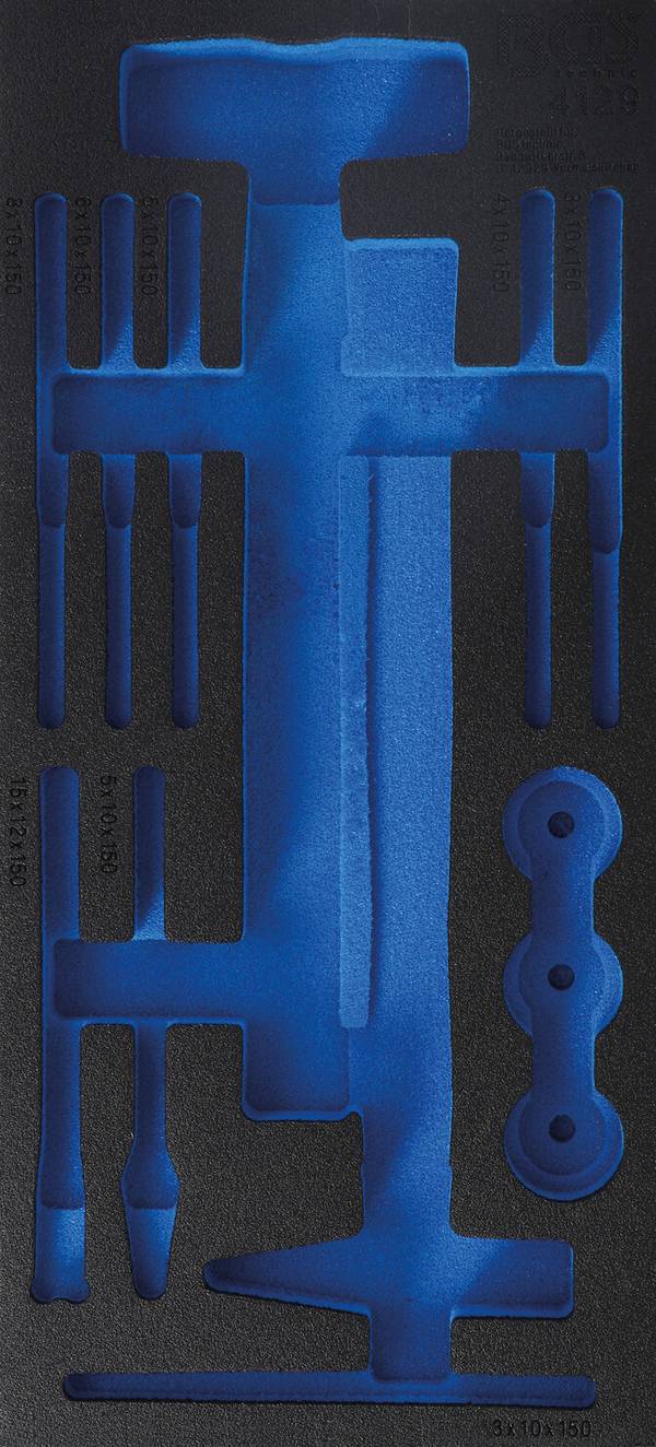 BGS 4129-1 Werkstattwageneinlage 1/3, leer, für Ar t. 4129