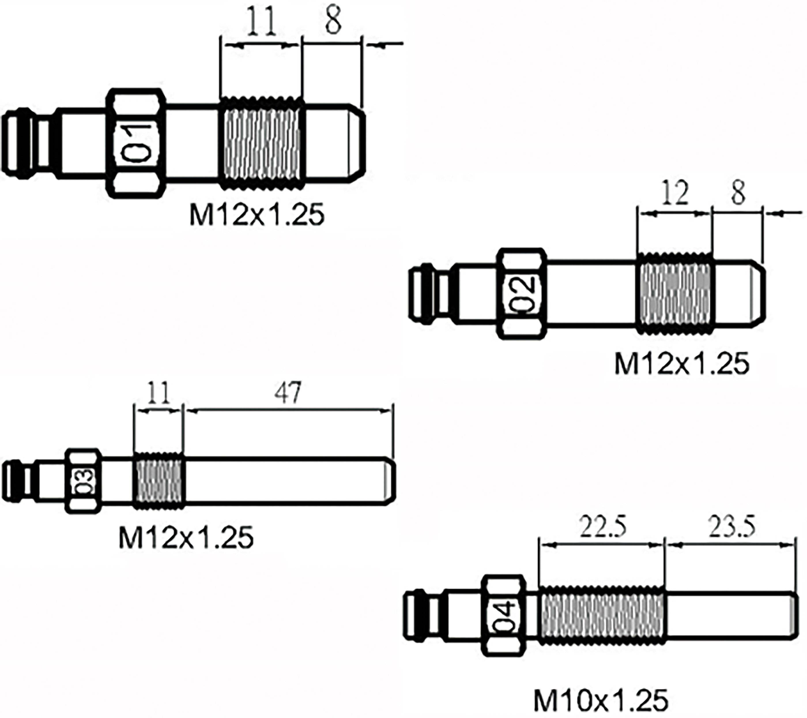 Kompressionstester-Satz für Benzin- und Dieselmotoren-1