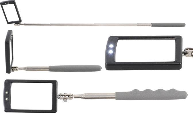 LED-Teleskop-Inspektionsspiegel 290 - 876 mm-0