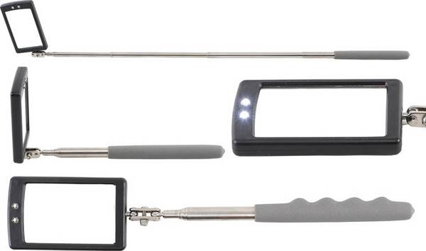 LED-Teleskop-Inspektionsspiegel 290 - 876 mm