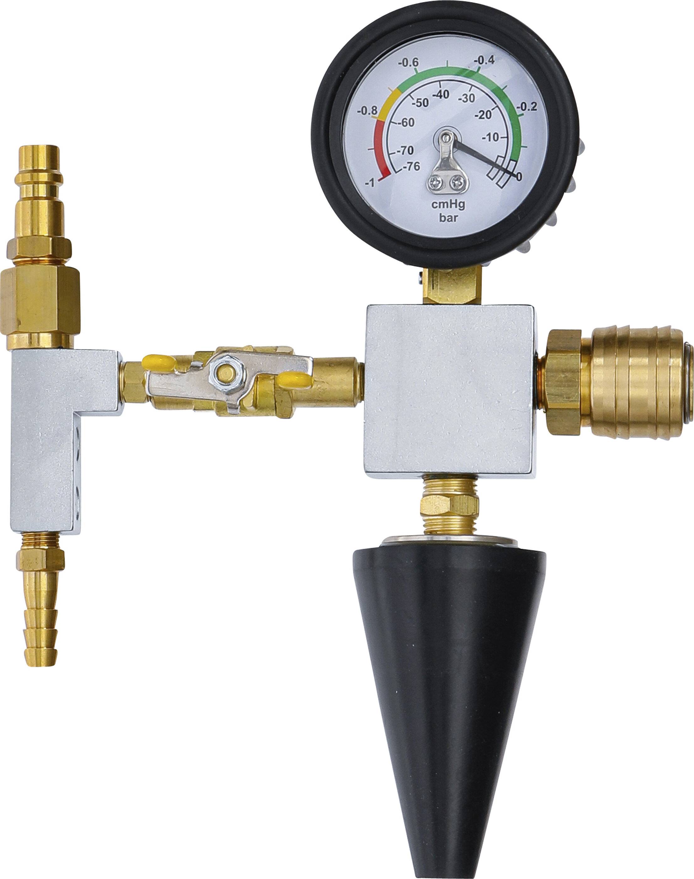 Ersatz-Prüfadapter - mit Messuhr - für Kühlsystem Befüll- und Entlüftungsgerät von BGS-2