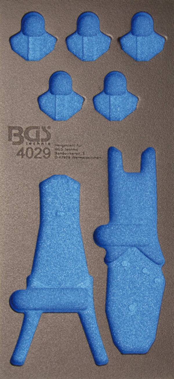 BGS 4029-1 Werkstattwageneinlage 1/3, leer, für Ar t. 4029