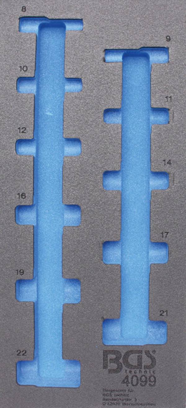BGS 4099-1 Werkstattwageneinlage 1/3, leer, für Ar t. 4099
