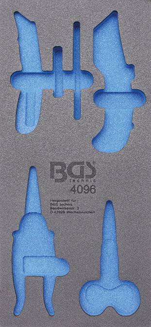 BGS 4096-1 Werkstattwageneinlage 1/3, leer, für Ar t. 4096-0