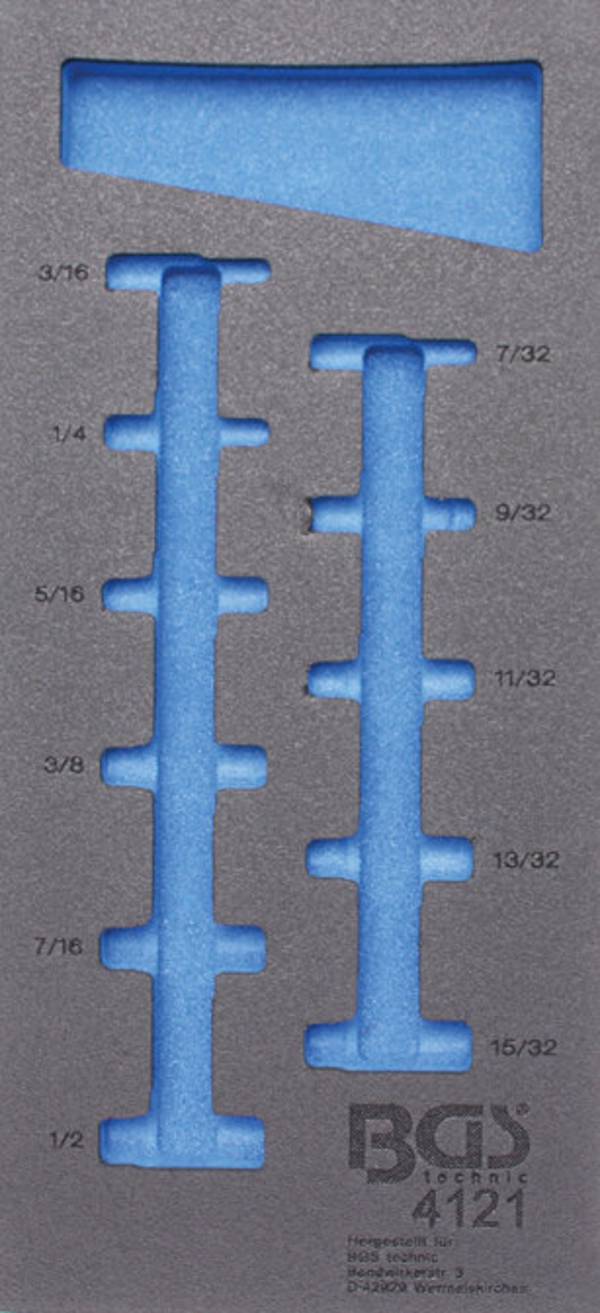 BGS 4121-1 Werkstattwageneinlage 1/3, leer, für Ar t. 4121