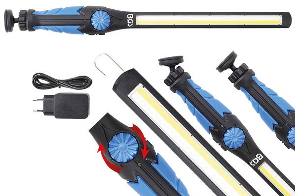 COB-LED / UV-Arbeits-Handleuchte ultra flach