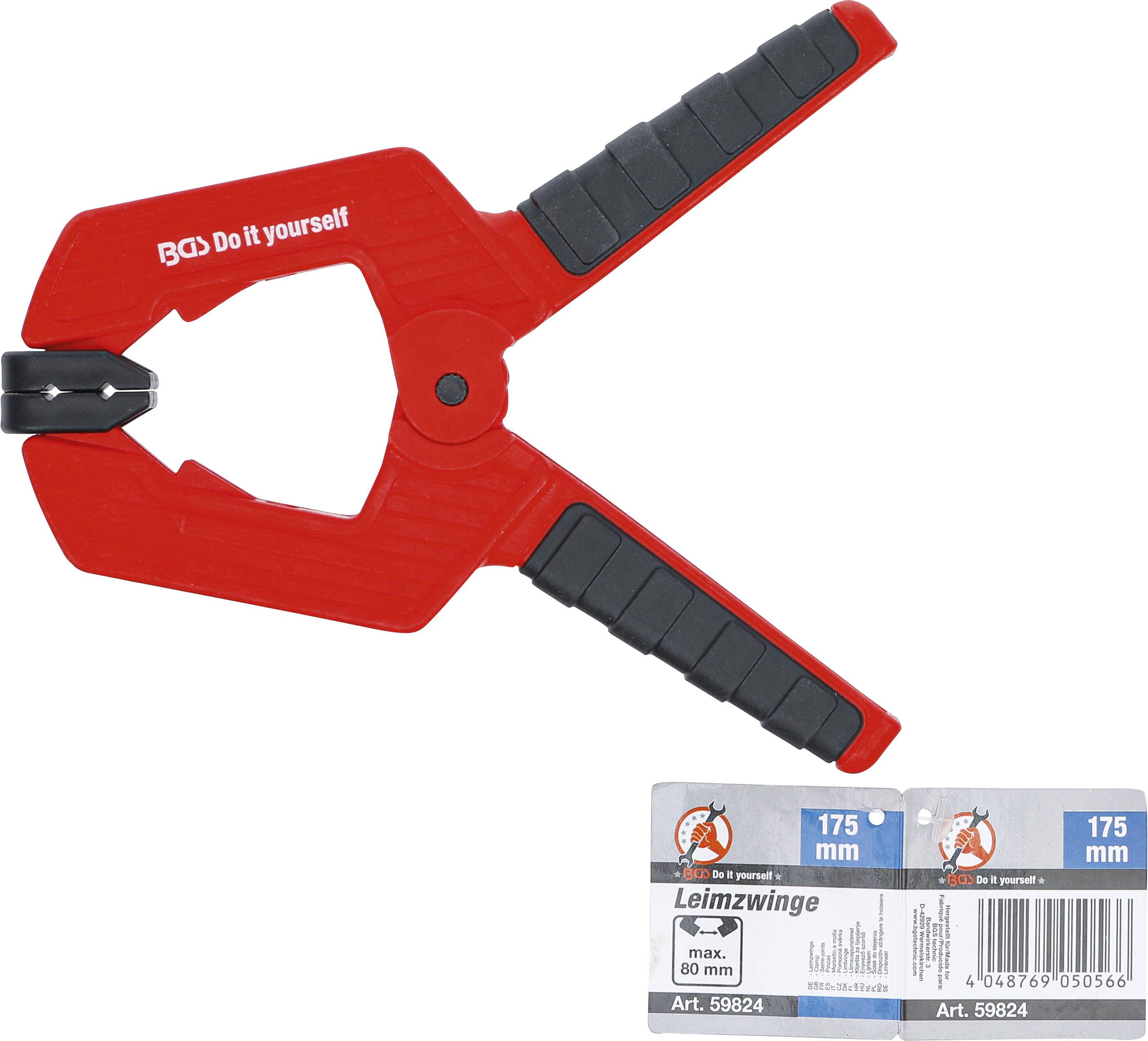 Leimzwinge 175 mm mit beweglichen Backen-4