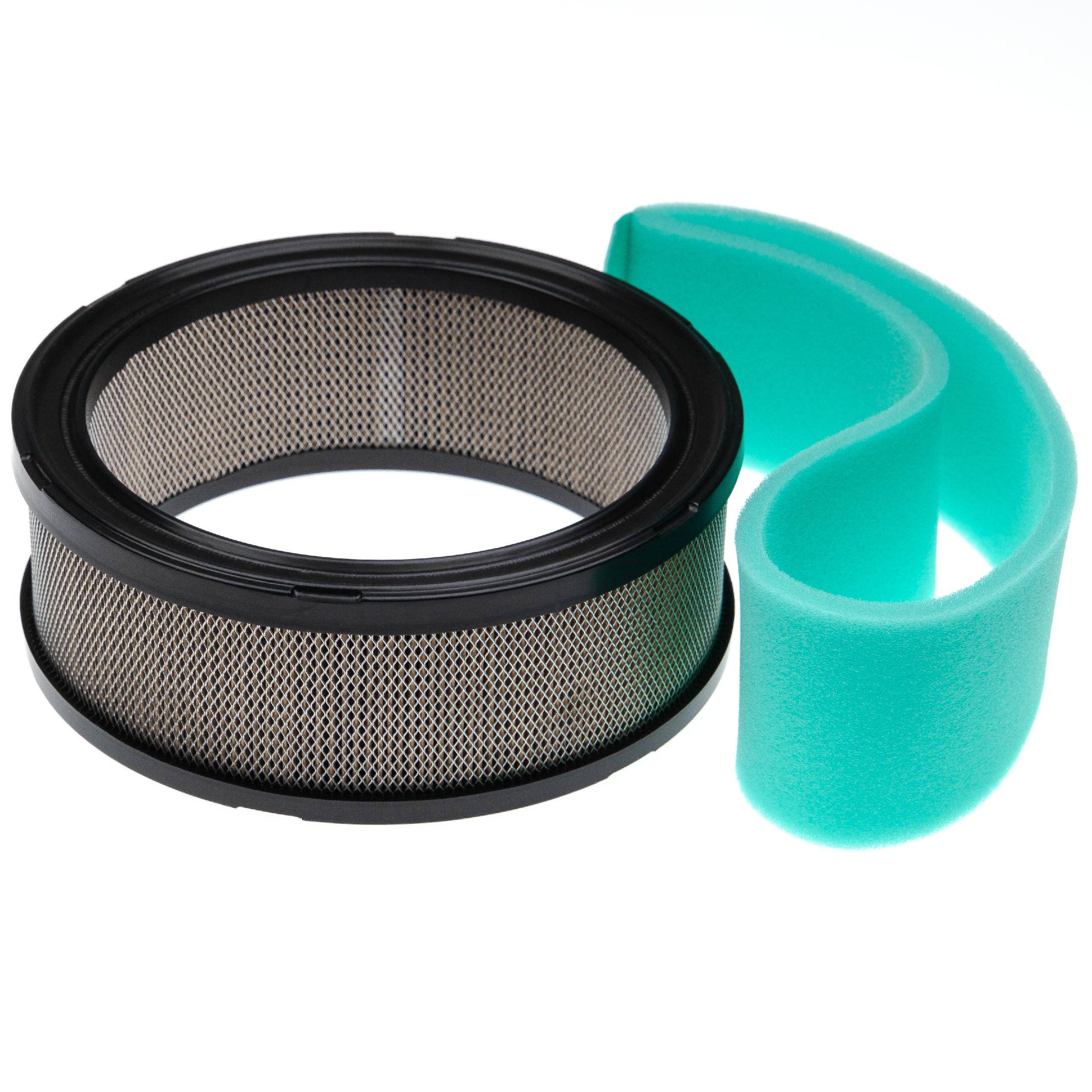 vhbw Filter-Set kompatibel mit Toro Greensmaster 3120 | Rasenmäher-Motor - 2x Ersatz-Filter (1x Luftfilter, 1x-0