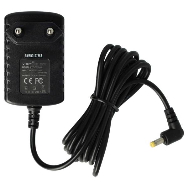 vhbw Netzteil kompatibel mit Omron MIT | MIT3, MIT5s - Ersatz für Omron S(6024HW5SW) - für Blutdruckmessgerät, 111cm