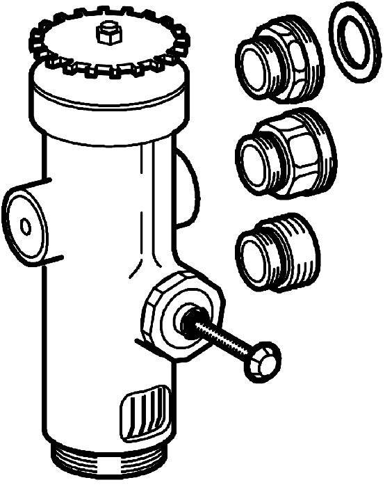 Grohe WC-Druckspüler Wandeinbau DN 20 Austauscharmatur, 43996000-2