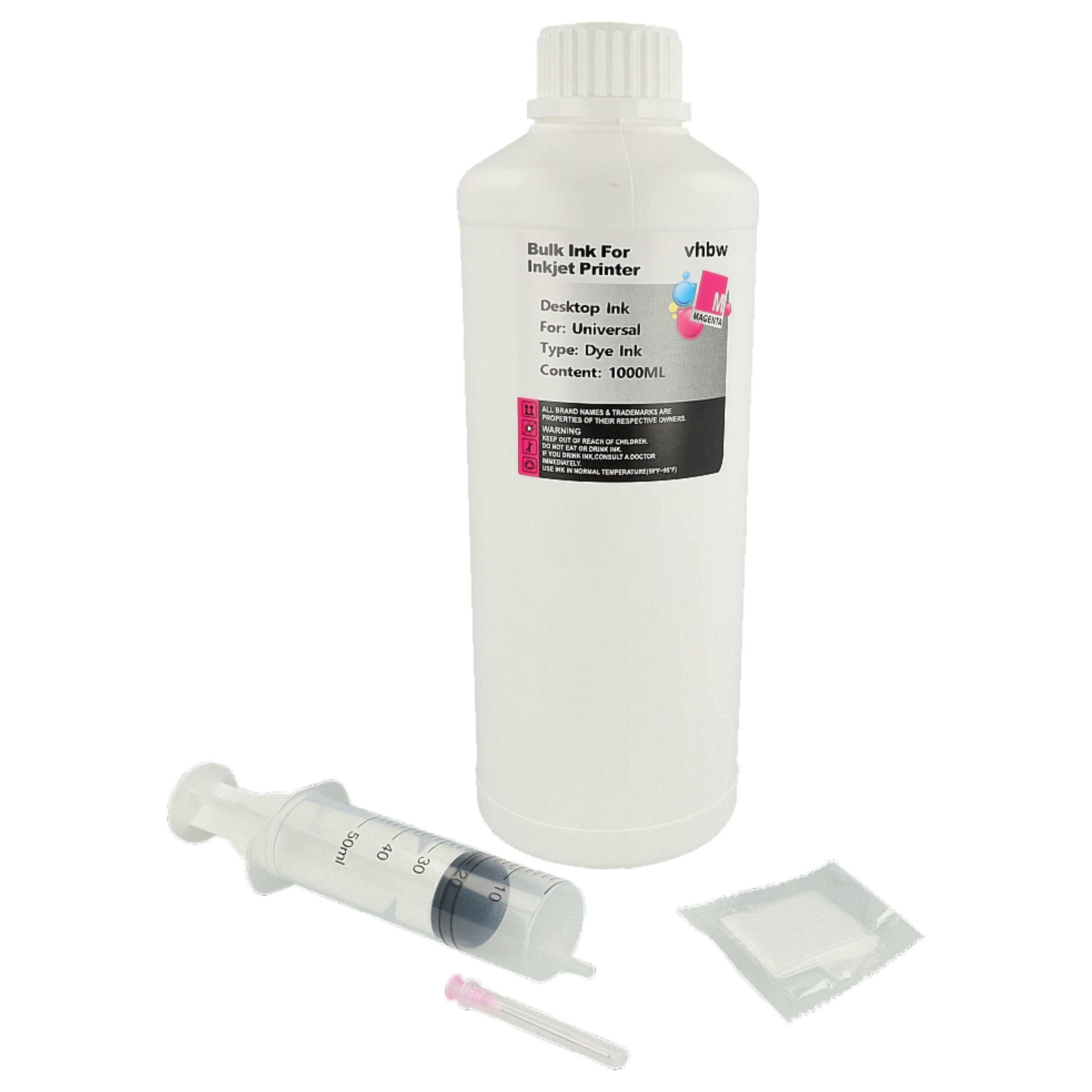 vhbw Nachfülltinte kompatibel mit Canon Pixma G4511 | G5050, G6050, G7050, GM2050, GM4050 Drucker - Refilltinte Dye-0