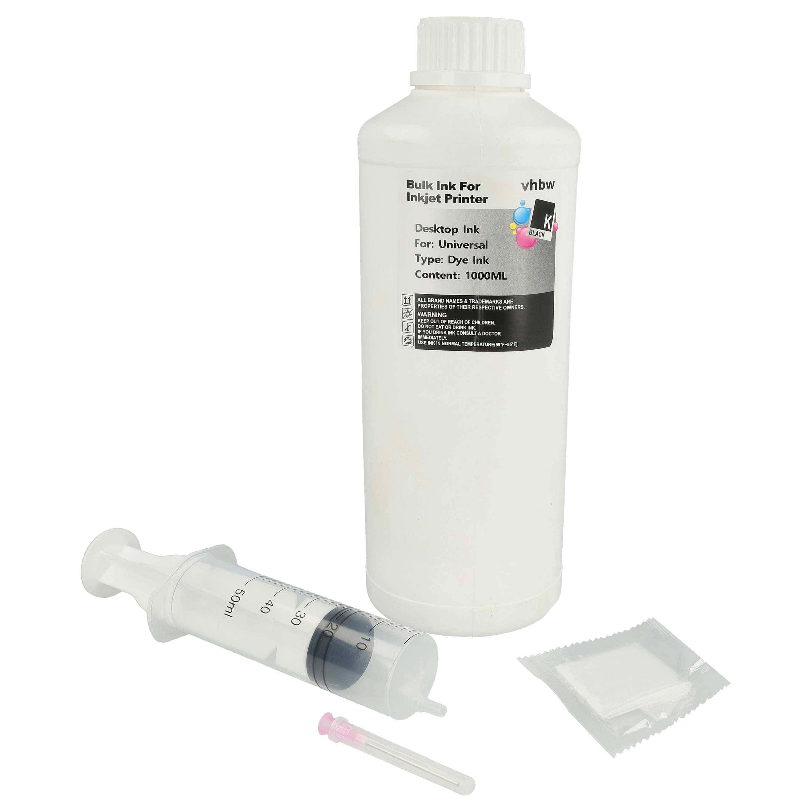 vhbw Nachfülltinte kompatibel mit Canon Pixma G4511 | G5050, G6050, G7050, GM2050, GM4050 Drucker - Refilltinte Dye-0