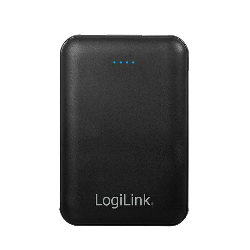 LogiLink Powerbank 5000 mAh, Lithium-Polymer, 2x USB-A, schwarz-2