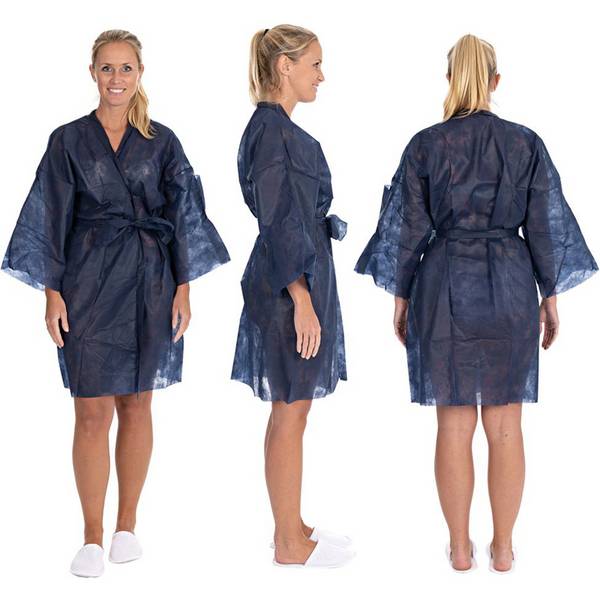 HYGOSTAR Einweg-Kimono, aus PP-Vlies, Einheitsgröße, blau (6495681)