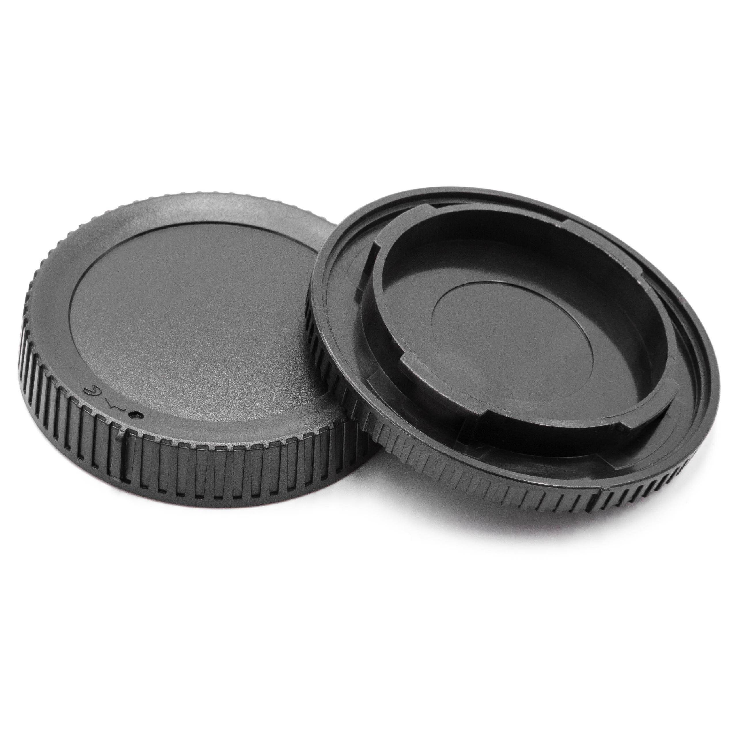 vhbw Objektivdeckel-Set Ersatz für Nikon BF-N1 | LF-N1 für Kamera - Rück- und Gehäusedeckel, Schwarz-0