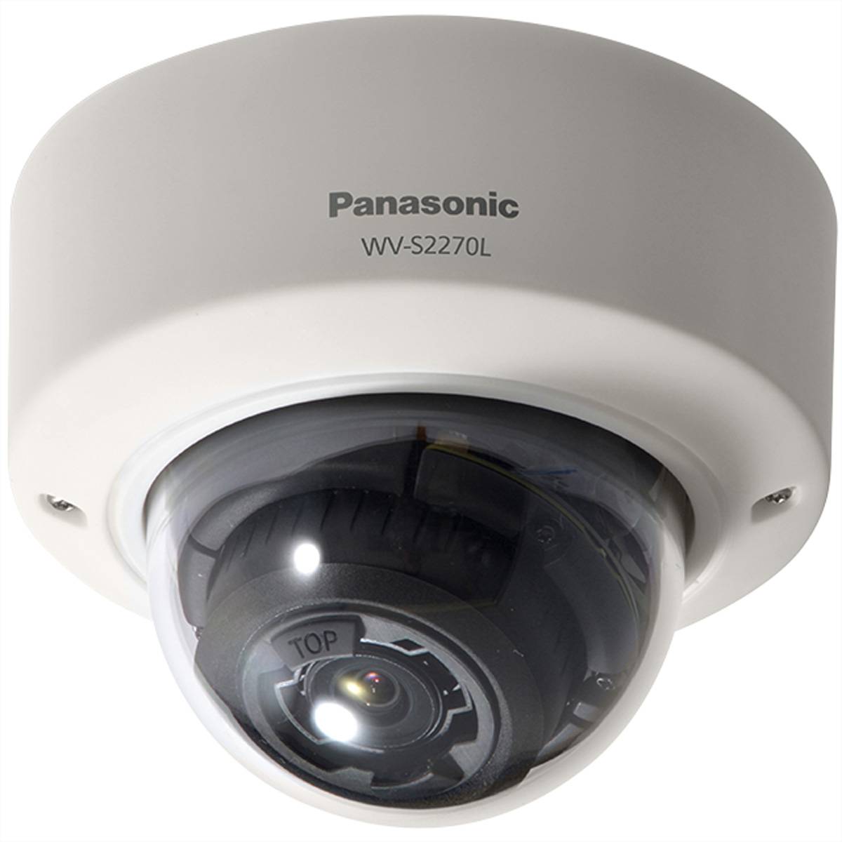 PANASONIC WV-S2270L 4K Fixed-Dome IP-Kamera, H.265, Varioobjektiv, IR, IK10, Inn-0