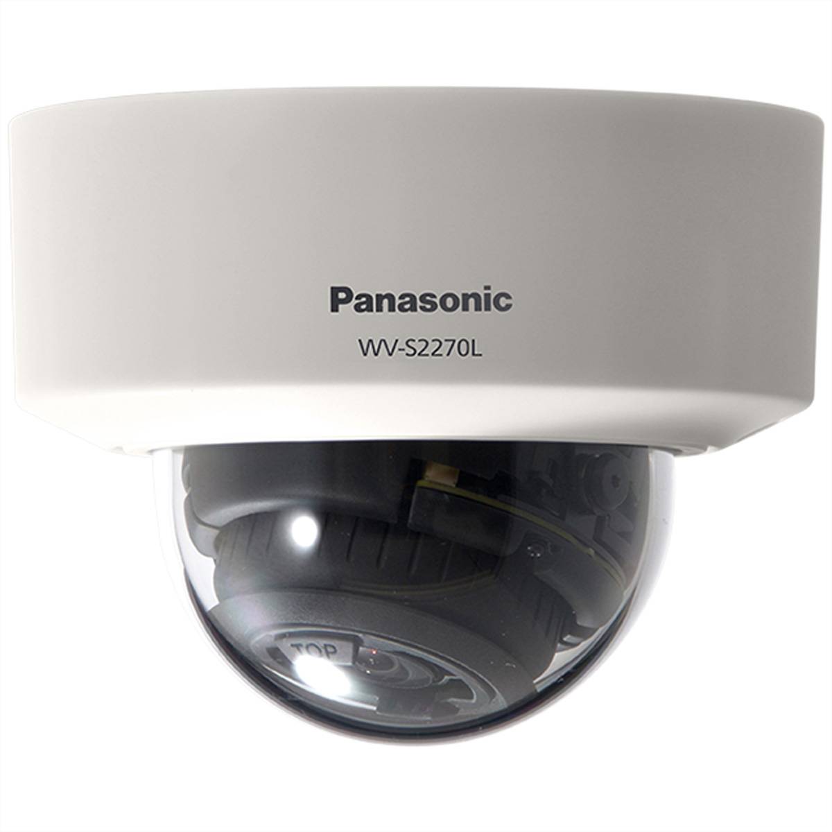 PANASONIC WV-S2270L 4K Fixed-Dome IP-Kamera, H.265, Varioobjektiv, IR, IK10, Inn-1