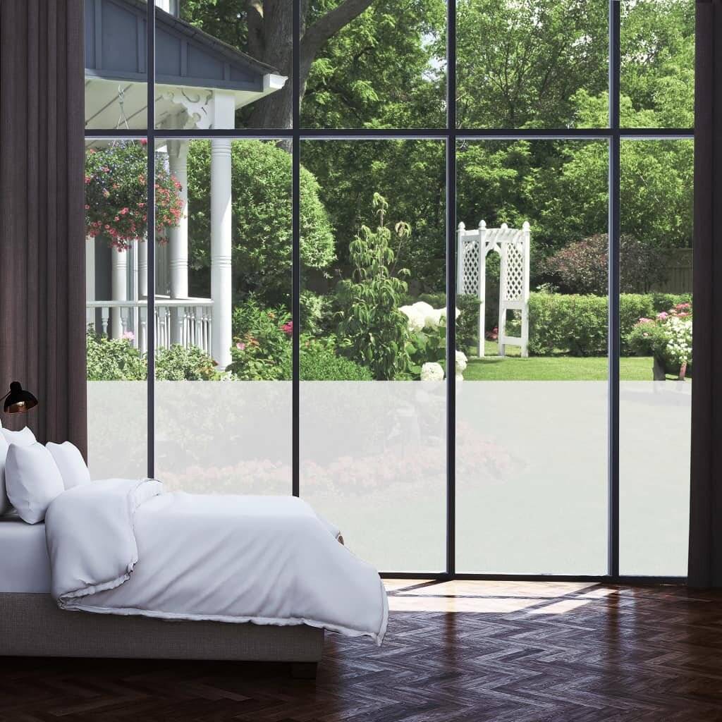 Fensterfolie Sichtschutzfolie Milchglas Selbstklebend 0,9×10 m-6