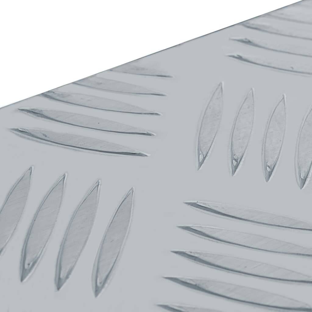 Aluminiumkiste 70×24×42 cm Trapezförmig Silbern-6