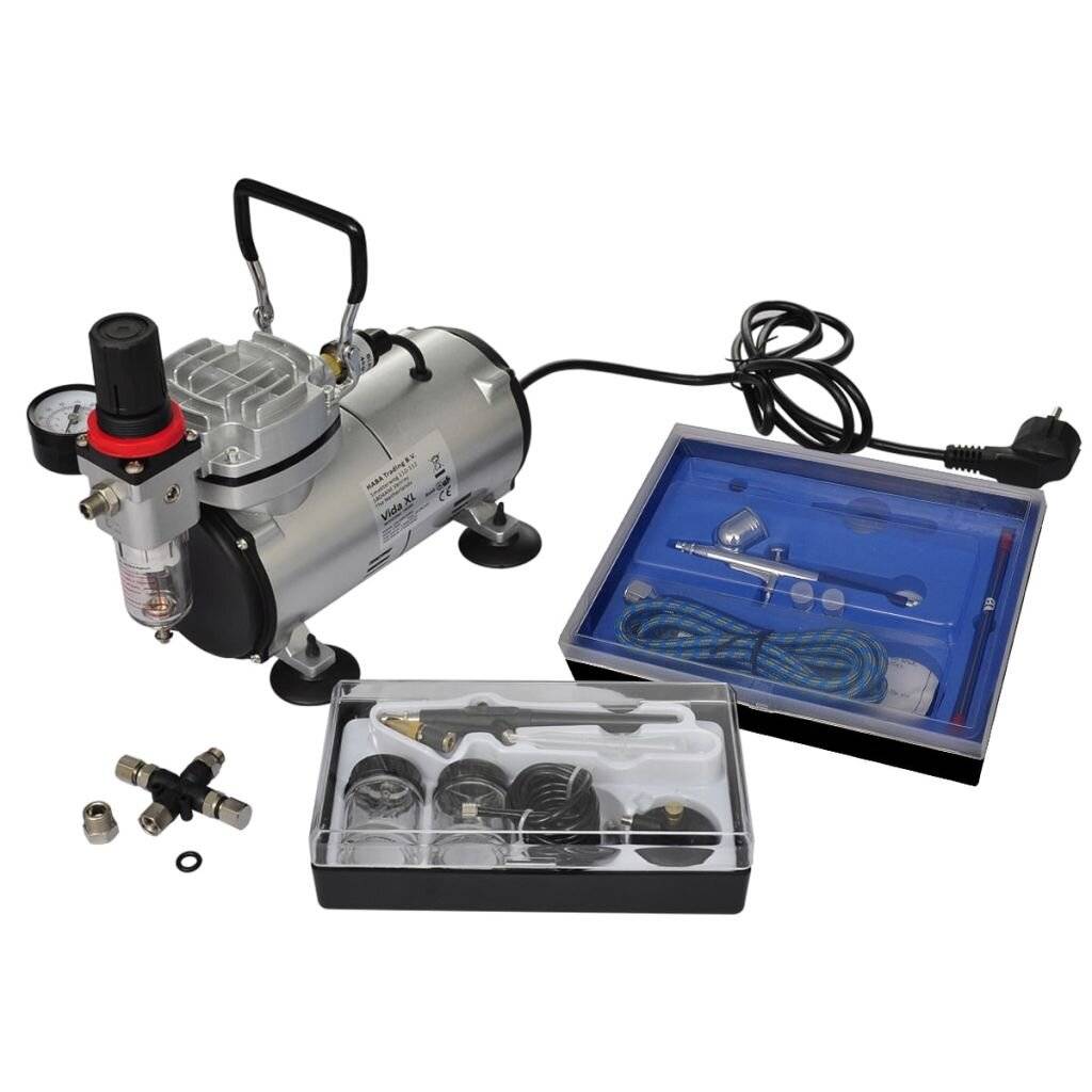 Airbrush Profi Komplett-Set mit 2 Pistolen-5