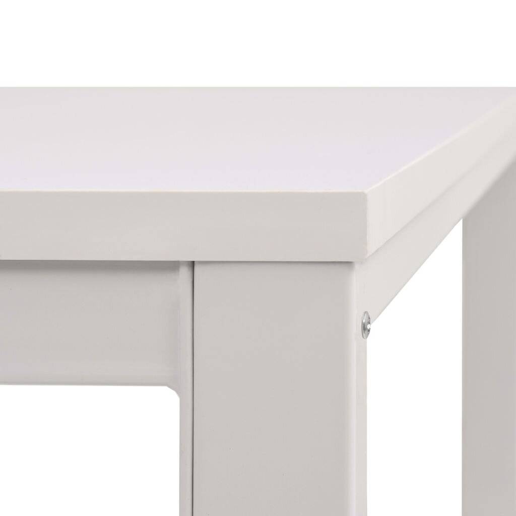 vidaXL Schreibtisch 120×60×75 cm Weiß-5