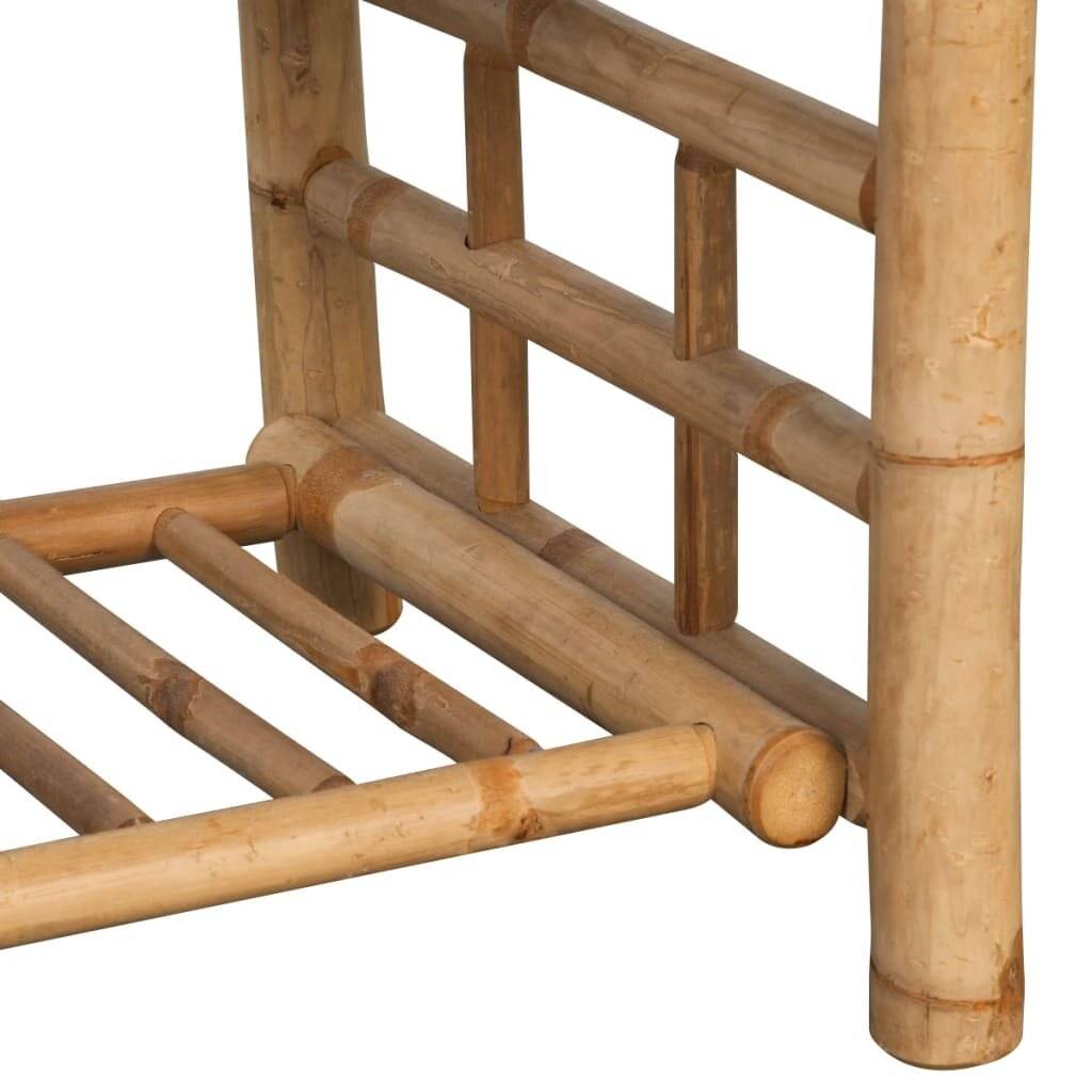 Symbolbild für 4-tlg. Garten-Lounge-Set mit Auflagen Bambus