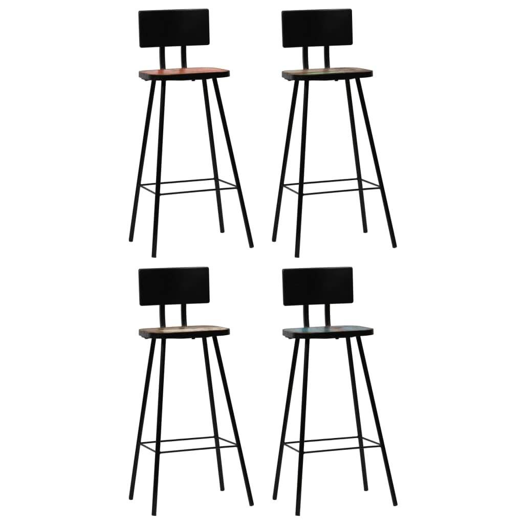 Symbolbild für Bar-Set 5-tlg. Altholz Massiv Mehrfarbig