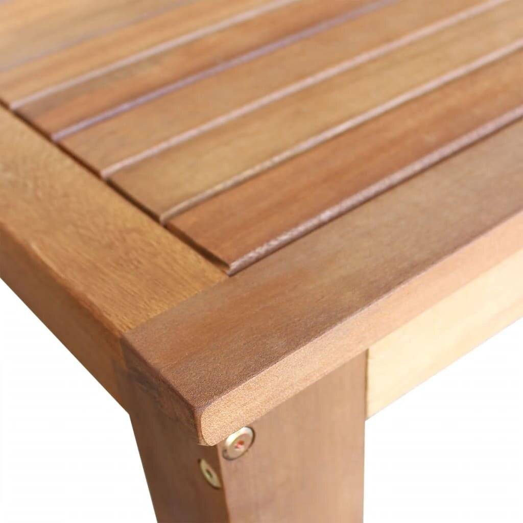 Bartisch und Hocker-Set 7-tlg. Akazienholz Massiv-4