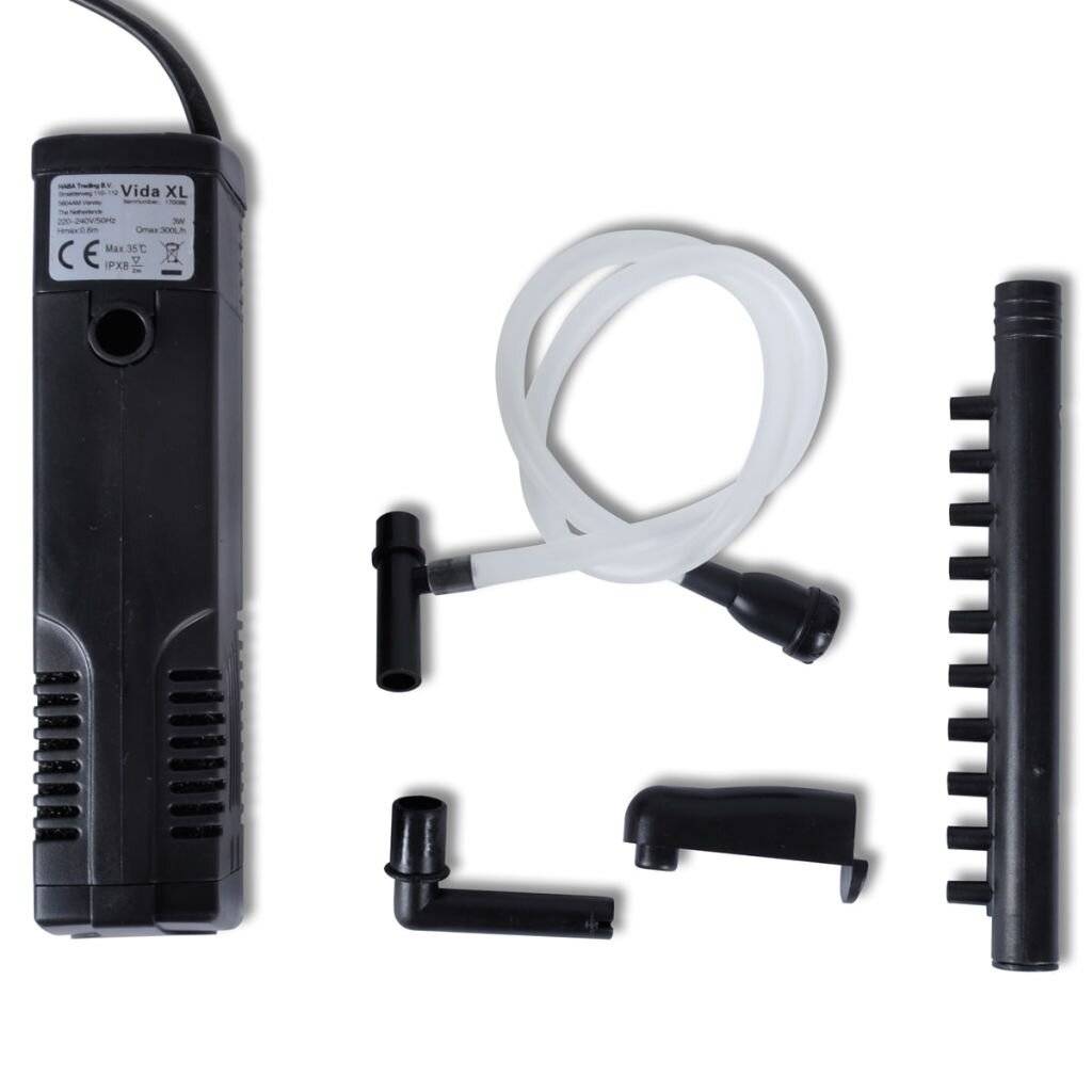 Aquarium Filterpumpe Aquariumfilter Aquafilter 300L/h-4