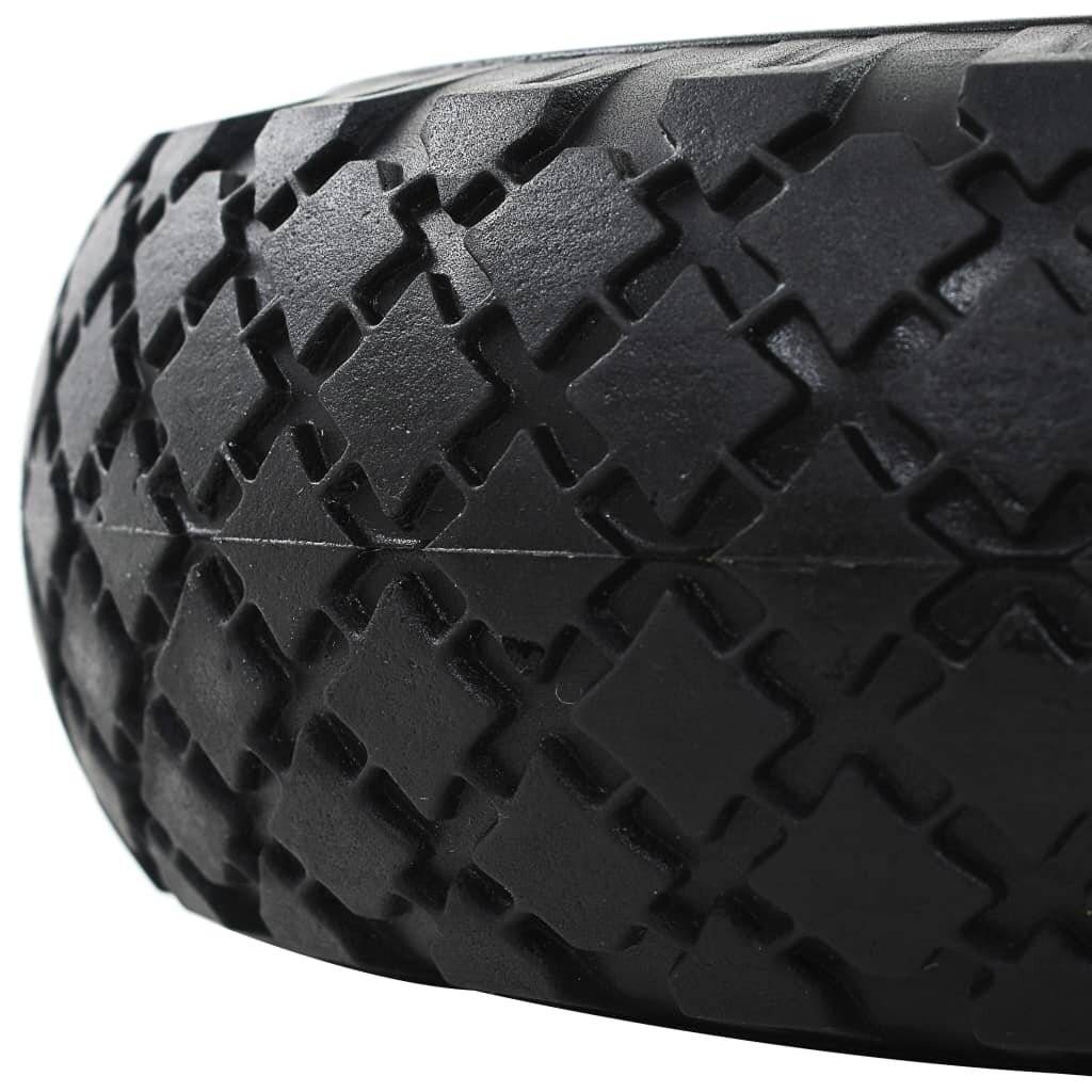Sackkarrenräder 2 Stk. Massives PU 3,00 - 4 (260 x 85)-4