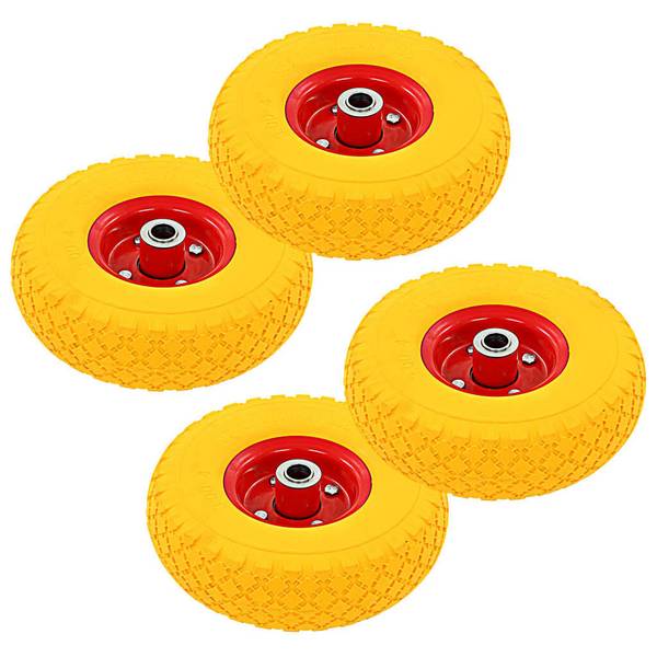 Sackkarrenräder 4 Stk. Gummi 3,00 - 4 (260 x 85)