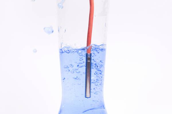 promesstec Pt100 Temperaturfühler / 5m Silikon-Leitung / 3-Leiter / Schutzhülse 6x50mm / Klasse A / -50°C...+180°C