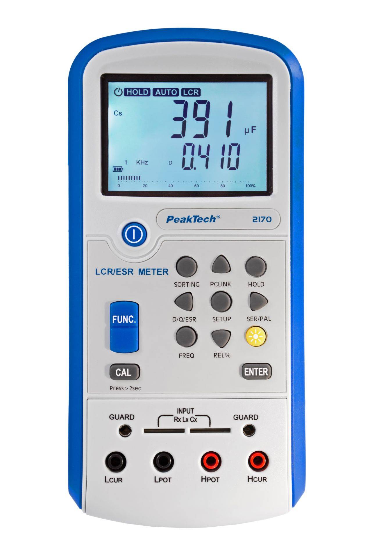 PeakTech P 2170 – LCR-/ESR-Meter, 100 Hz - 100 kHz, mit USB-2