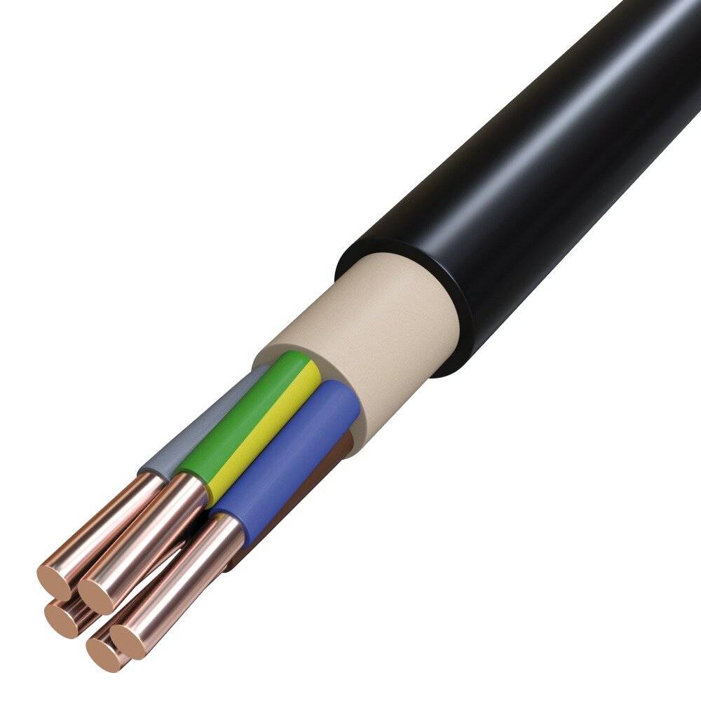 Starkstromkabel Eca 5x16RE sw Cu NYY-J 5x16RE SW/TR250 TR250-0