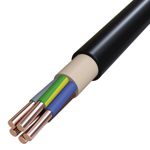 Starkstromkabel Eca 5x16RE sw Cu NYY-J 5x16RE SW/TR250 TR250