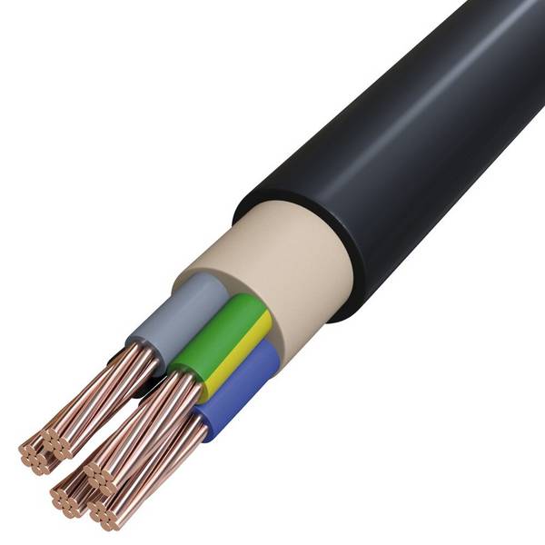 Starkstromkabel Eca 5x16RM sw Cu NYY-J 5x16RM SW/TR500 TR500