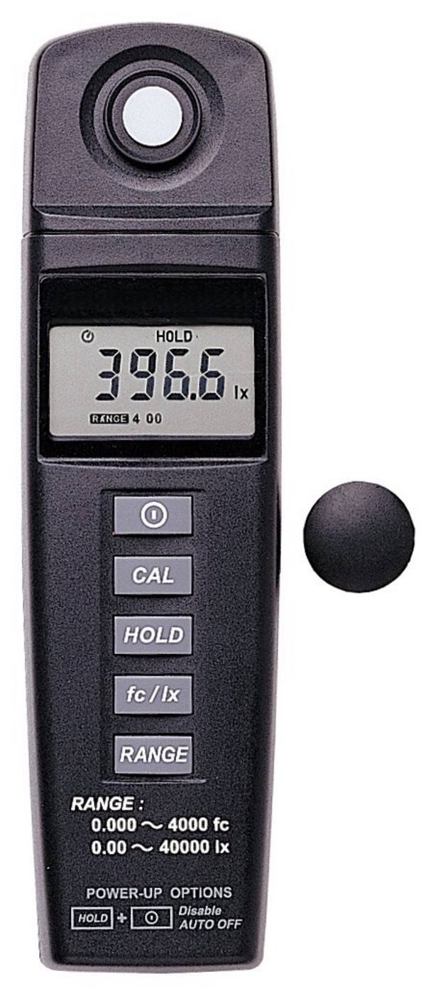 LM37 Luxmeter zur Mes­sung der Hel­lig­keit, mit gro­ßem Mess­be­reich 0 bis 40.000 lx