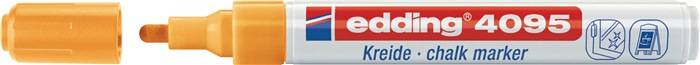 Kreidemarker 4095 neonorange Strich-B.2-3mm Rundspitze EDDING-0