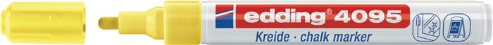 Kreidemarker 4095 neongelb Strich-B.2-3mm Rundspitze EDDING-0