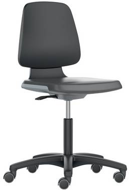 Arbeitsdrehstuhl Labsit Rl.Sitzschale anth.Integralschaum schwarz